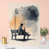 バラで待つ – Unspeaked Love アクリルサイン (ウェディング)