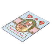 バラで覆われた聖バラのポートレート(M 024a) ノートブック (左側)