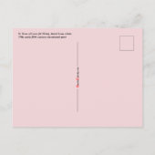 バラで覆われた聖バラのポートレート(M 024a) ポストカード (裏面)