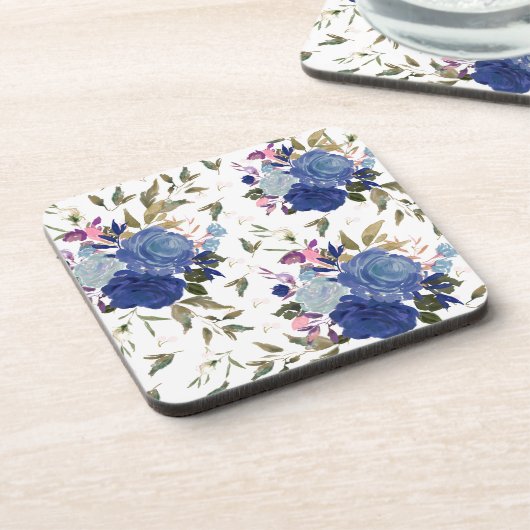 バラとさくらんぼ コースター (左側)