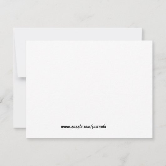 バラとろうそくのrsvp 出欠カード (裏面)