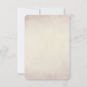 バラとアイビーウェディングRSVP 出欠カード (裏面)