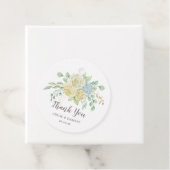 バラとアジサイフローラ結婚の感謝 フェイバータグ (インサイチュ)