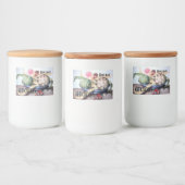 バラとイチゴの保存付きアーティチョークプレート フードラベル (ボトル)