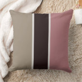 バラとウッドストライプ クッション (ブランケット)