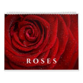 バラとエレガント花の写真アートワーク カレンダー (カバー)