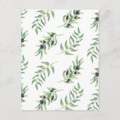 バラとオ結婚リーブの情報カード エンクロージャーカード (裏面)