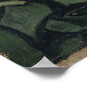 バラとカブトムシbyビンセント・ヴァン・ゴッホ,ヴィンテージ・アート ポスター (角)