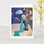 バラとガウン・ルテット カード (黄色い花)