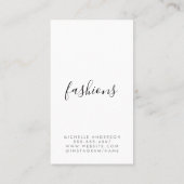 バラとキス 名刺 (裏面)