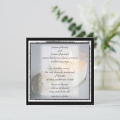 バラとキャンドルの招待 招待状 (スタンド正面)