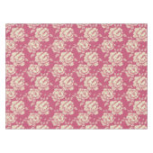 バラとクリーム牡丹トワールフランスのカントリーデコール テーブルクロス (正面(横))