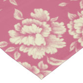 バラとクリーム牡丹トワールフランスのカントリーデコール テーブルクロス (アングル)