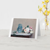 バラとグラスジュグ、アンリファンタン – ラトゥール カード (黄色い花)