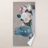 バラとグラスジュグ、アンリファンタン – ラトゥール バスタオル (バスタオル)