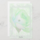 バラとシャムロック！ 便箋 (正面/裏面)