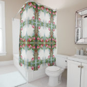 バラとジャスミンヴィンテージフローラ シャワーカーテン (インサイチュ)