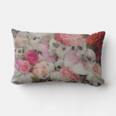 バラとスカル ランバークッション (裏面)