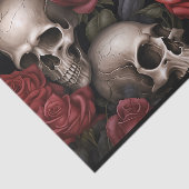 バラとスカル 薄葉紙 (詳細)