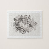 バラとスズラン (1870) 石版画アート。f ジグソーパズル (横)