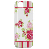 バラとストライプ Case-Mate iPhoneケース (裏面/右)