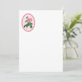 バラとチェック 招待状 (スタンド正面)