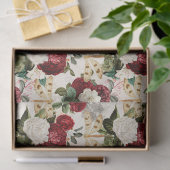 バラとトンボ(デザイン10) 薄葉紙 (ギフト)