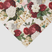 バラとトンボ(デザイン10) 薄葉紙 (詳細)