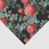 バラとトンボ(デザイン15) 薄葉紙 (詳細)