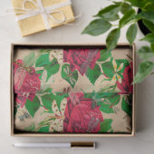 バラとトンボ(デザイン16) 薄葉紙 (ギフト)