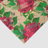 バラとトンボ(デザイン16) 薄葉紙 (詳細)