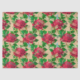 バラとトンボ(デザイン16) 薄葉紙