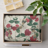 バラとトンボ(デザイン18) 薄葉紙 (ギフト)