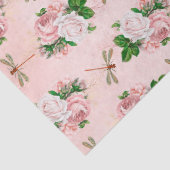 バラとトンボ(デザイン2) 薄葉紙 (詳細)