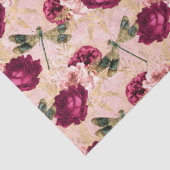 バラとトンボ(デザイン4) 薄葉紙 (詳細)