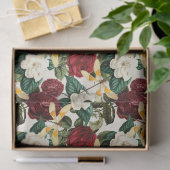 バラとトンボ(デザイン8) 薄葉紙 (ギフト)