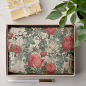 バラとトンボ(デザイン9) 薄葉紙 (ギフト)