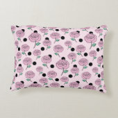 バラとドット。 アクセントクッション (裏面)