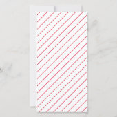 バラとハートフレーム日付の保存フォトカード セーブザデート (裏面)