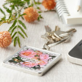 バラとハート~キーチェーン キーホルダー (側面)