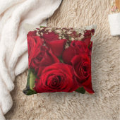 バラとバビエリー クッション (ブランケット)
