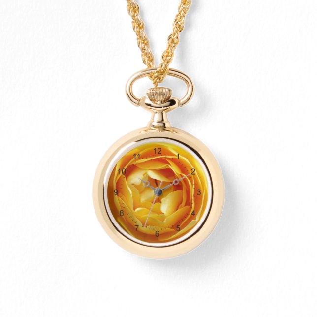 バラとバラ 腕時計 (正面)