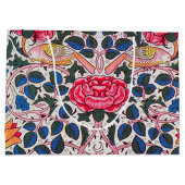 バラとバードウィリアムモリスラージ抱き枕 ラージペーパーバッグ (裏面)