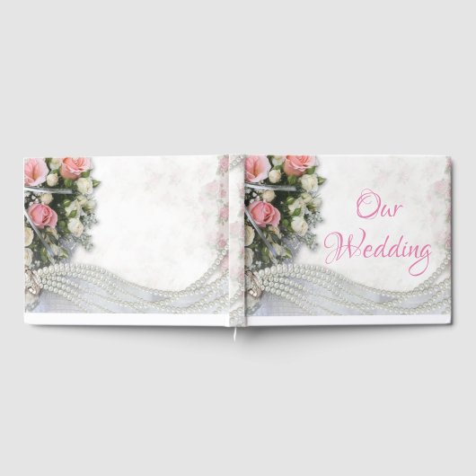 バラとパール ゲストブック (全面)