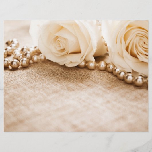 バラとパール チラシ (正面)