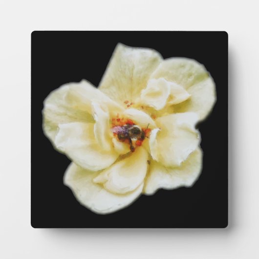 バラとビー フォトプラーク (正面)