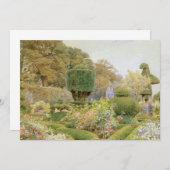 バラとピンクバイエルグッド、ヴィンテージイングリッシュガーデン (正面/裏面)