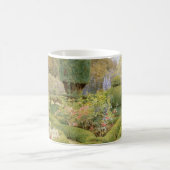 バラとピンクバイエルグッド、ヴィンテージイングリッシュガーデン コーヒーマグカップ (中央)