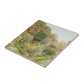 バラとピンクバイエルグッド、ヴィンテージイングリッシュガーデン タイル (側面)