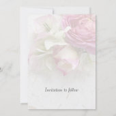 バラとブーゲンビリア セーブザデート (裏面)